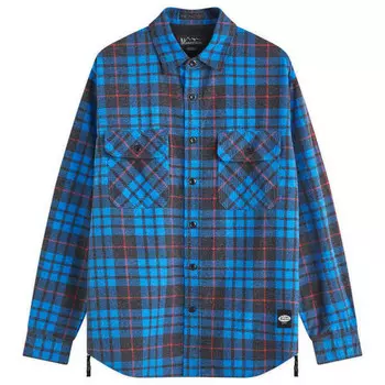 Рубашка фланелевая на молнии Manastash, синий