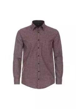 Рубашка фланелевая свободного покроя в клетку Casamoda, красный