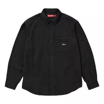 Рубашка flannel shirt 'black' Supreme, черный