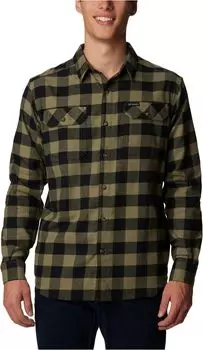 Рубашка Flare Gun Stretch Flannel Columbia, цвет Stone Green Buffalo Check