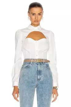 Рубашка Fleur Du Mal Bella, слоновая кость