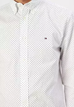 Рубашка FLEX POLKA DOT SHIRT Tommy Hilfiger, белый