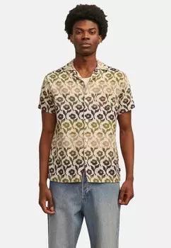 Рубашка FLORES KURZARM Jack & Jones, коричневый