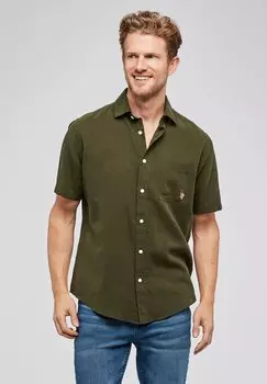 Рубашка FLORI U.S. Polo Assn., цвет forest night