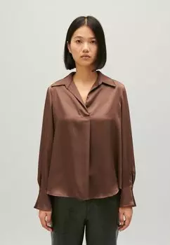 Рубашка Fluide Claudie Pierlot, цвет marron glace