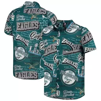 Рубашка FOCO Philadelphia Eagles, зеленый