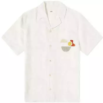 Рубашка Folk Embroidered Vacation, белый