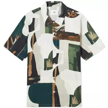 Рубашка Folk Gabe Vacation, цвет Cutout Print Olive Multi