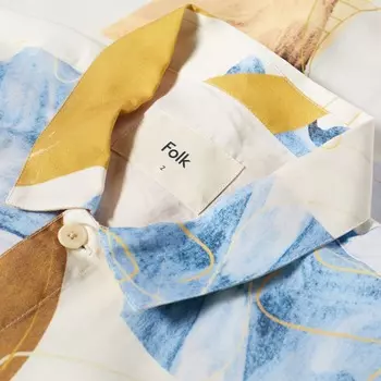 Рубашка Folk Void Print Gabe Shirt