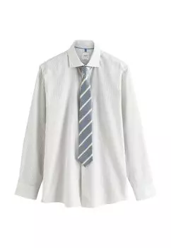 Рубашка FOREST WITH CUTAWAY COLLAR AND DOUBLE CUFF SET Next, бежевый