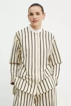 Рубашка Forte Forte, бежевый