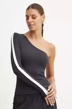 Рубашка Foundation Asymmetric LS с длинными рукавами P.E Nation, черный