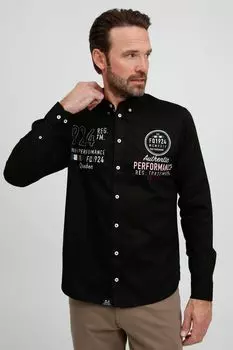 Рубашка FQ1924 Langarm FQHallvard, черный