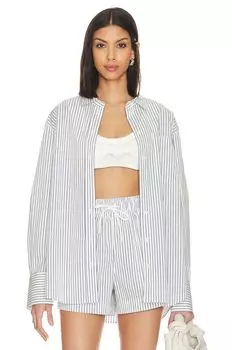 Рубашка FRAME Oversized, цвет Cobalt Multi