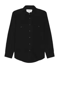 Рубашка FRAME Western Denim, черный
