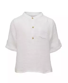 Рубашка Frankie White Resort для малышей и мальчиков Snapper Rock, белый