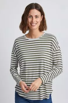 Рубашка Fransa Sweatshirt FREMFLORAL 3 T Shirt 20610262, зеленый