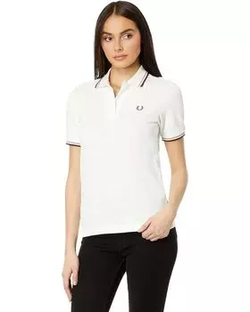 Рубашка Fred Perry Twin Tipped Fred Perry, цвет Snow White