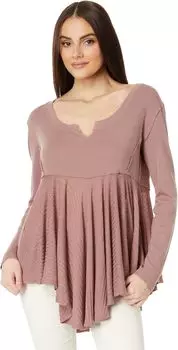 Рубашка Free People Clover Babydoll, цвет Antique Oak