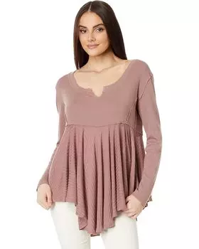 Рубашка Free People Clover Babydoll, цвет Antique Oak