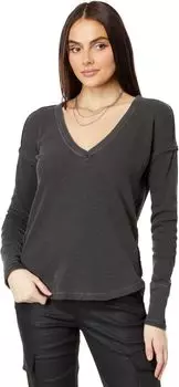 Рубашка Free People Sail Away Long Sleeve Solid, черный