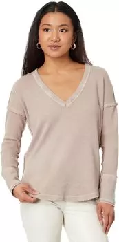 Рубашка Free People Sail Away Long Sleeve Solid, цвет Cashmere