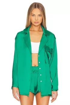 Рубашка Free People x Intimately FP Like Honey Pj In Meadow, цвет Meadow