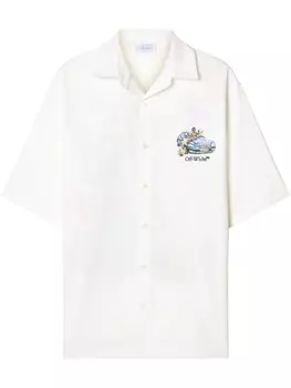 Рубашка Fresco Arrow Off-White, белый