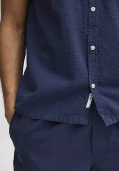 Рубашка FREVNE SS Solid, синий