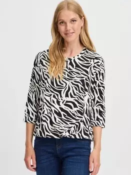 Рубашка фрфлора 3 Fransa, черный