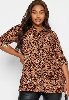 Рубашка FRIEND Yours Clothing, апельсин