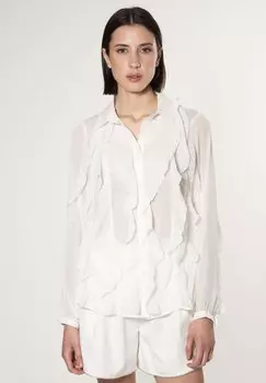 Рубашка FRILLED INFLUENCER, белый