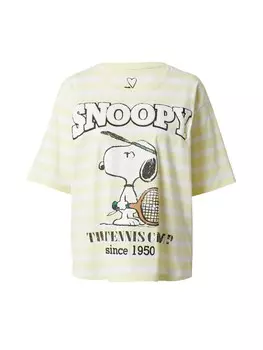 Рубашка Frogbox Snoopy, светло-желтого