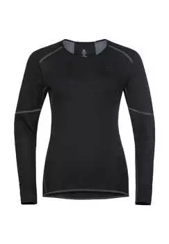 Рубашка функциональная Active x-warm терморегулирующая облегающая Odlo, черный