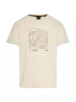 Рубашка Funky Buddha, бежевый