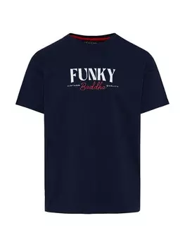 Рубашка Funky Buddha, темно-синий