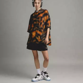 Рубашка Fur Print Shirt Stussy, цвет tiger