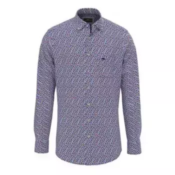 Рубашка Fynch Hatton 14088050, синий