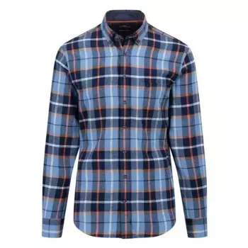 Рубашка Fynch Hatton 14106030, синий