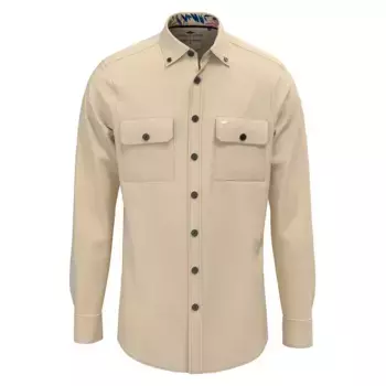 Рубашка Fynch Hatton Inked Cotton Solid, бежевый