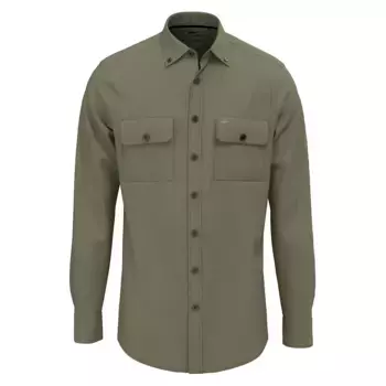 Рубашка Fynch Hatton Inked Cotton Solid, зеленый