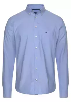Рубашка FYNCH-HATTON с длинными рукавами и воротником на пуговицах, голубой