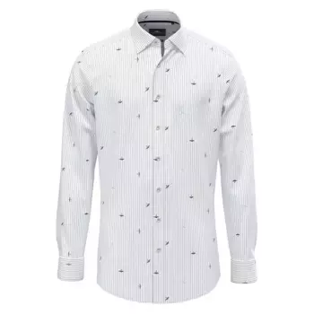 Рубашка Fynch Hatton Tree Print, белый