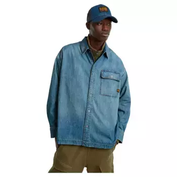 Рубашка G-Star Boxy, синий