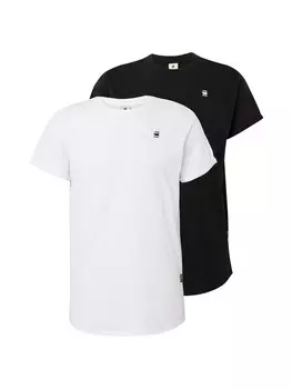 Рубашка G-STAR, черный/белый