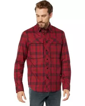 Рубашка G-Star Navy Seal Regular Shirt, цвет Chateaux Red Carter Check