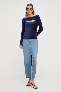 Рубашка G-Star Raw с длинными рукавами, темно-синий