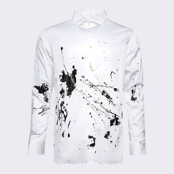 Рубашка Gallery Dept. Collins, белый/ черный