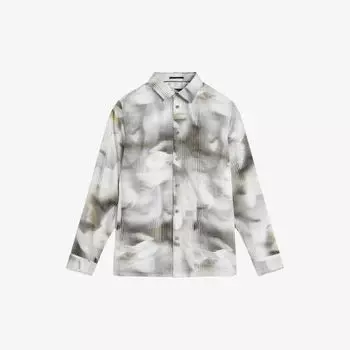 Рубашка Galmoy стандартного кроя из лиоцелла TENCEL Ted Baker, мультиколор