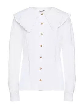 Рубашка Ganni, белый